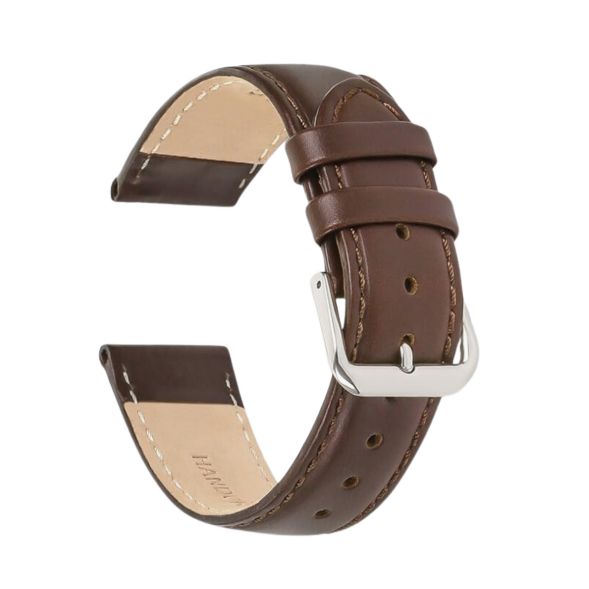 Brown Leather Watch Band for VitalityWatch