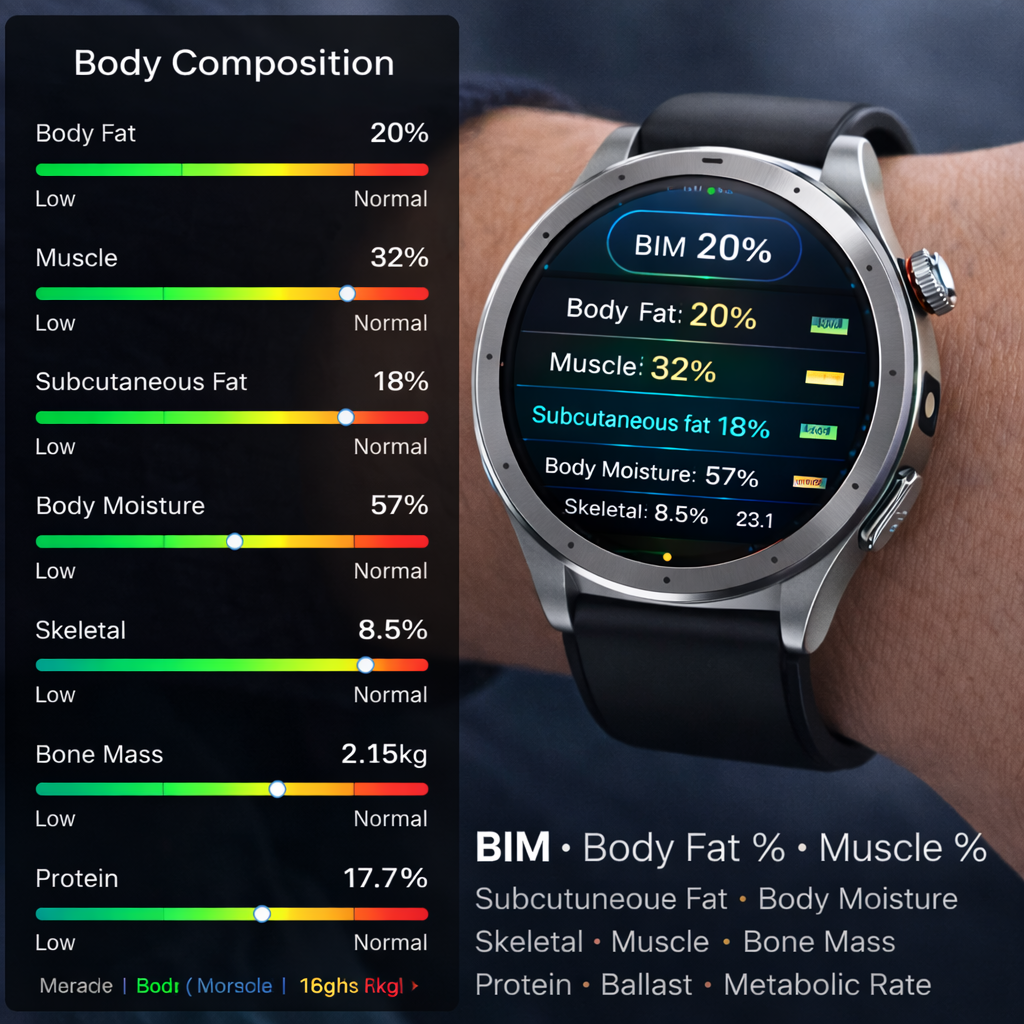 AI Health Watch body composition measurement – VitalityWatch