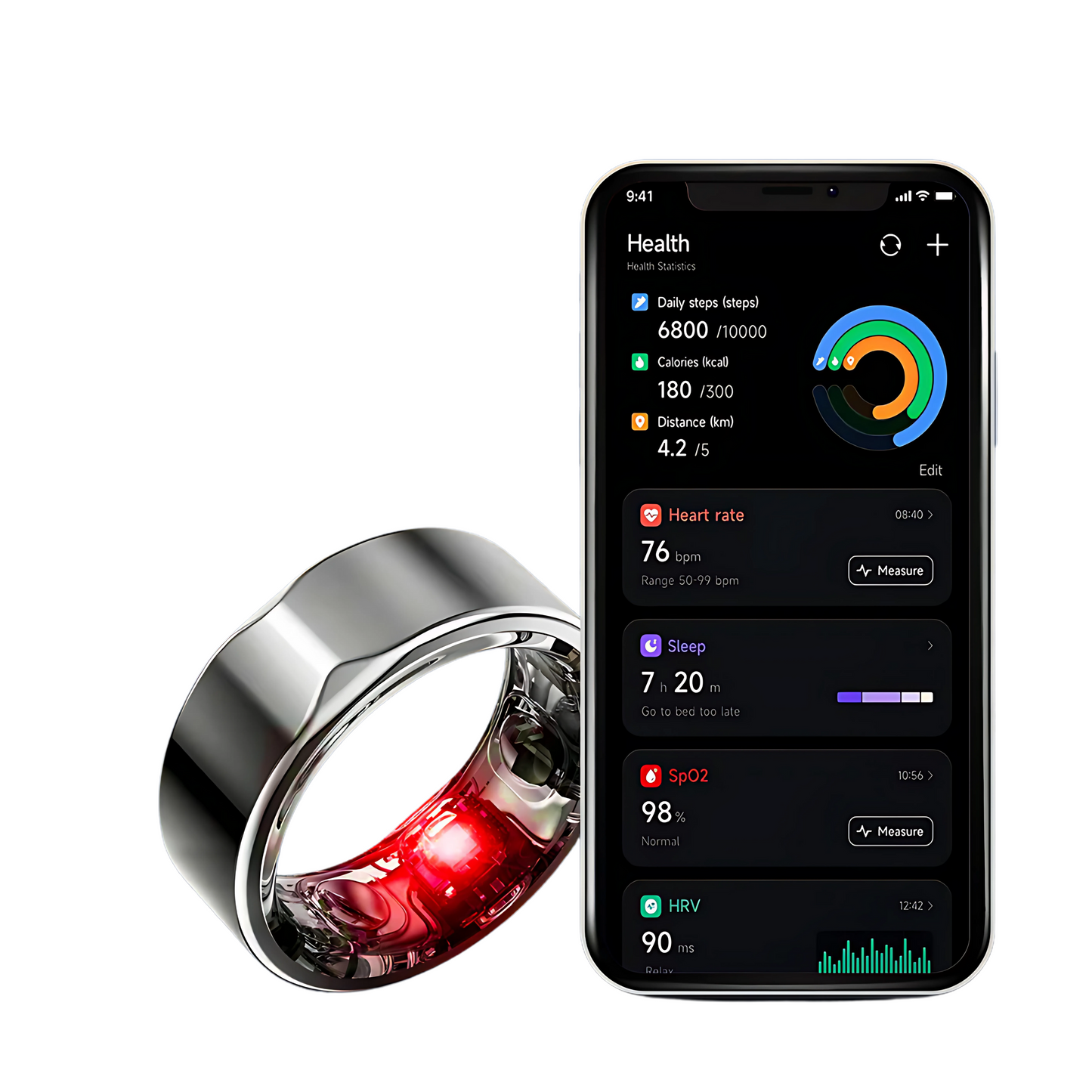 Glucose Smart Ring™ (no subscription fee)