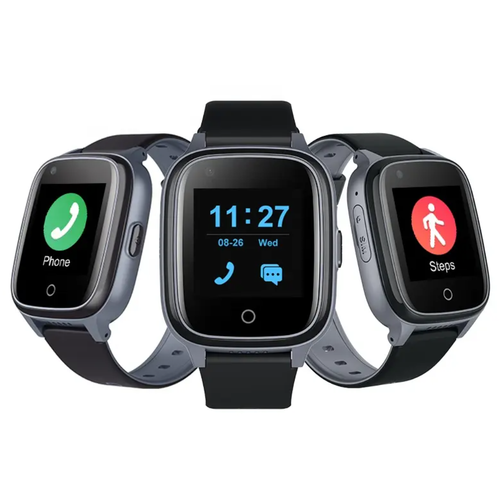 Fall Detection Smartwatch screens: phone, home and SOS – VitalityWatch