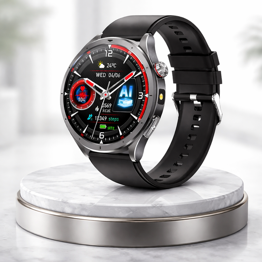 All in One Artificial Intelligence VitalityWatch on a display stand