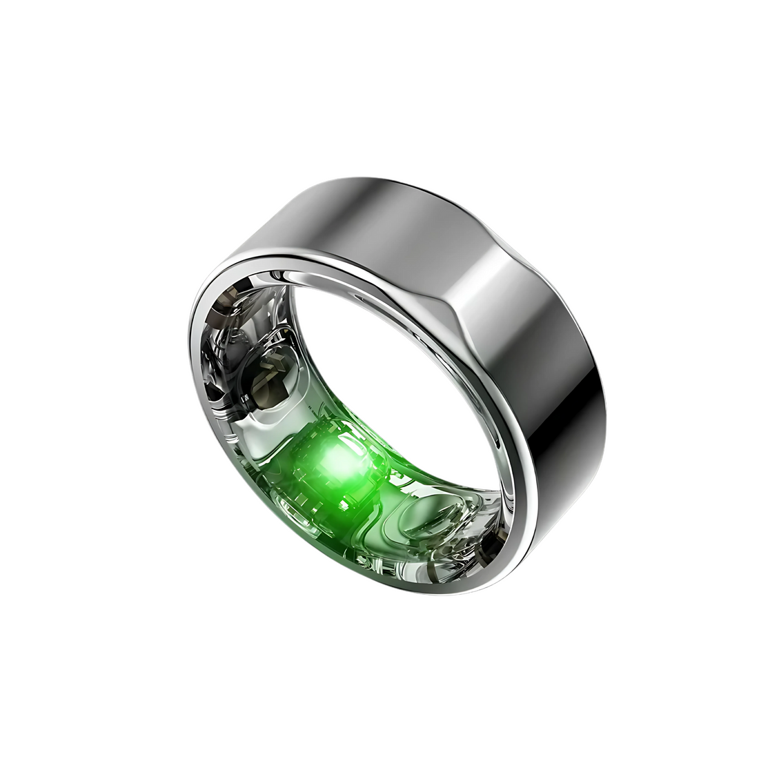 Glucose Smart Ring in Silver White – VitalityWatch