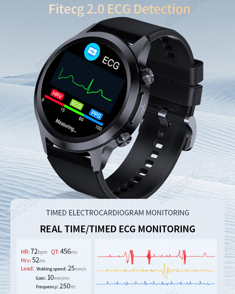 ECG Watch Pro real-time ECG detection – VitalityWatch