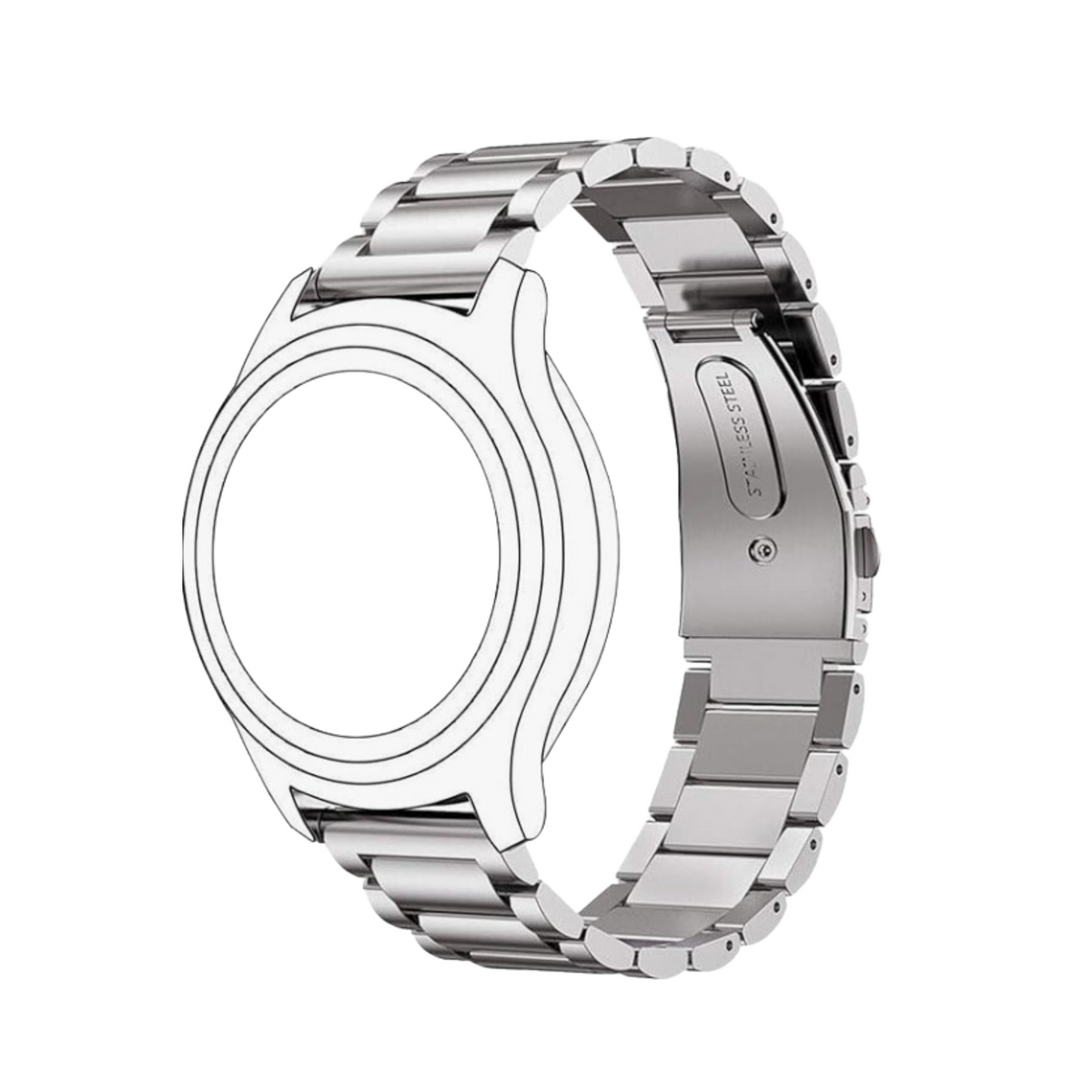 Silver Stainless Steel Watch Strap for VitalityWatch – image 2