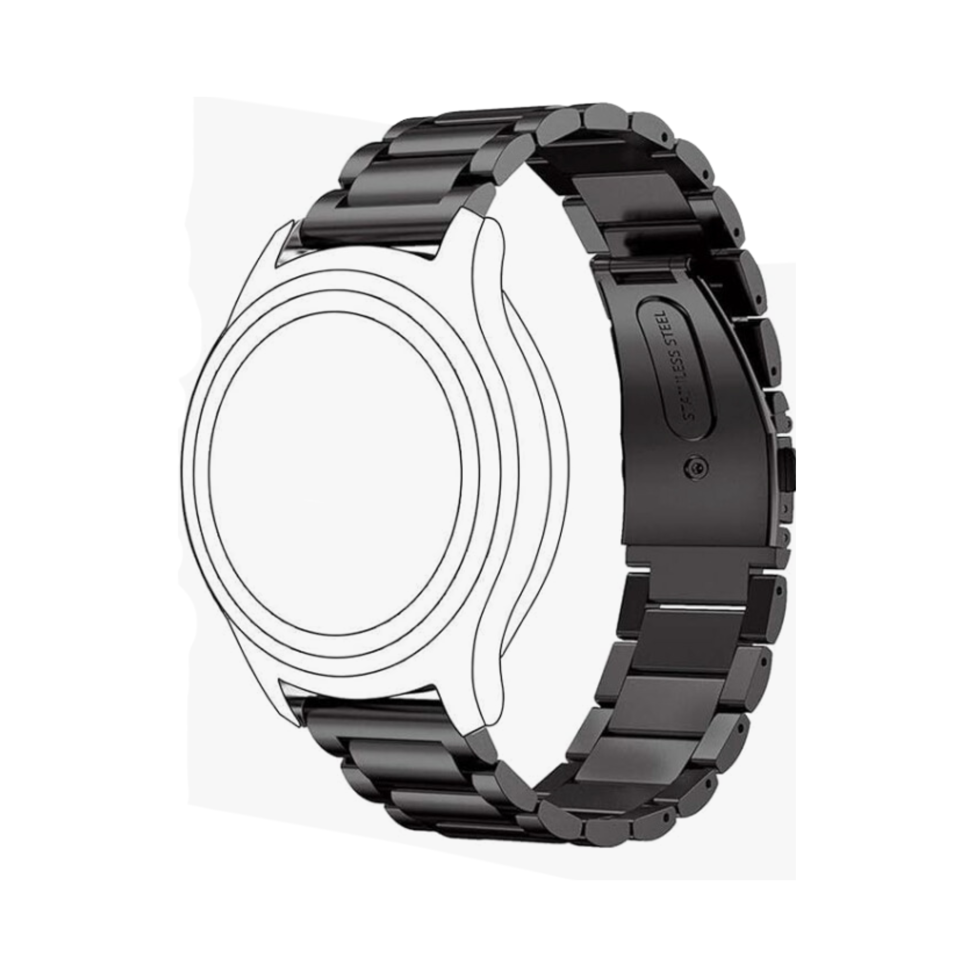 Wholesale New Stylish Stainless Steel Watch Band 1704_morphic_K0008240 main image 1