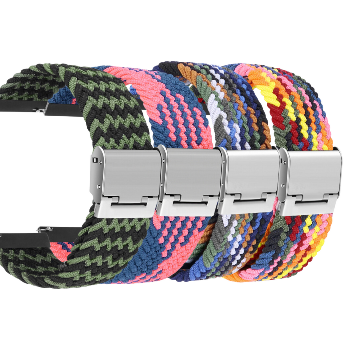 VitalityWatch braided nylon watch band colors