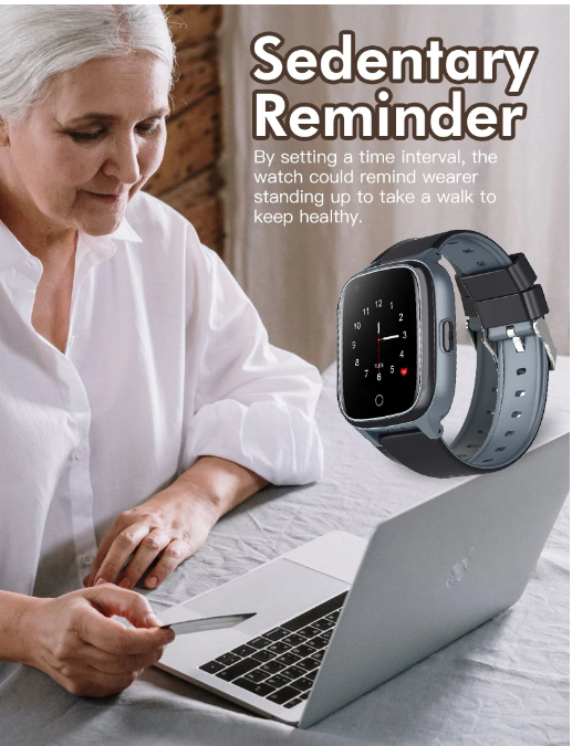 Fall Detection Smartwatch sedentary reminder for seniors – VitalityWatch