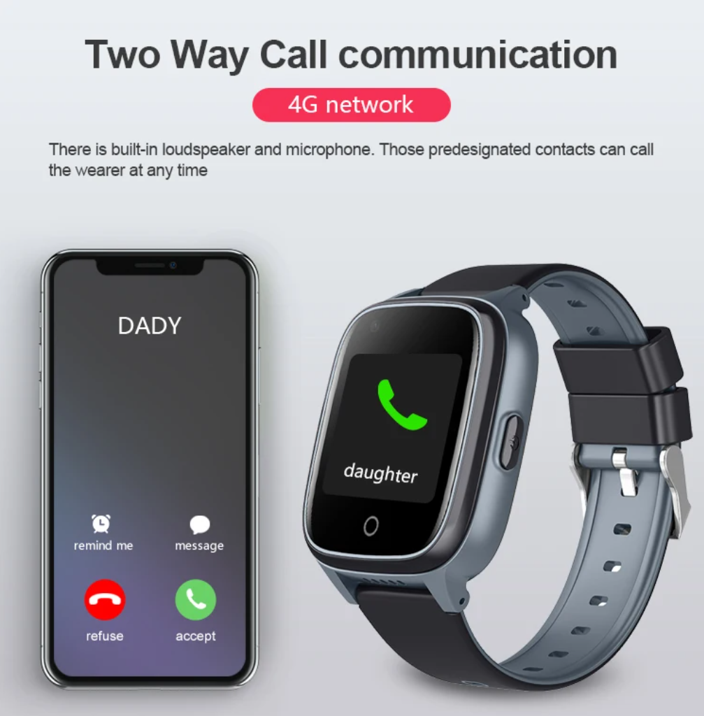 Talk to them anytime, right from the wrist.